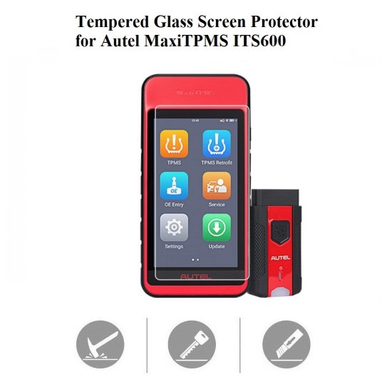 Tempered Glass Screen Protector for AUTEL MaxiTPMS ITS600 - Click Image to Close